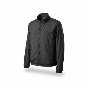 Xersion XXL Black Lightweight Nylon Windbreaker Jacket Full Zip- Unisex